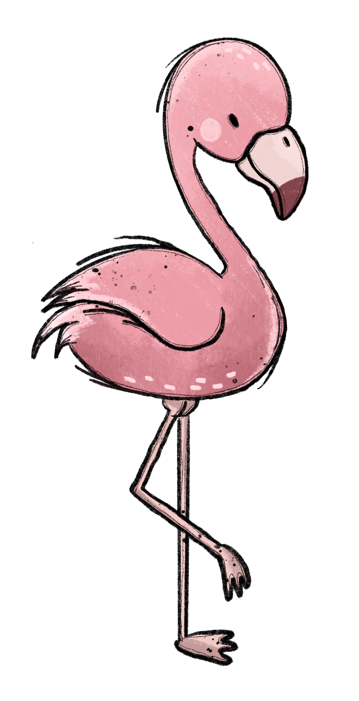 Bügelbild Flamingo 2