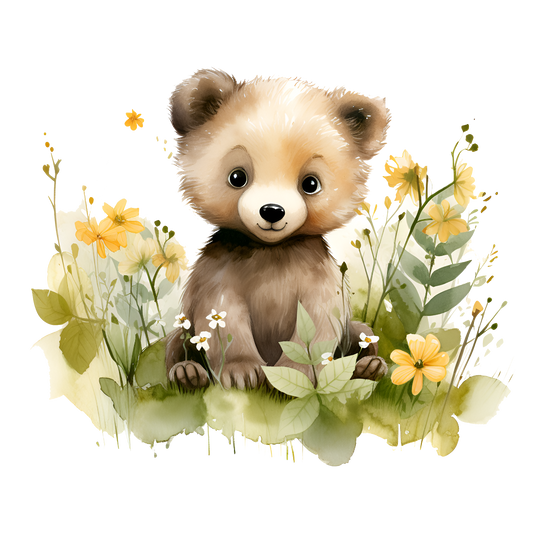 Bügelbild Bär