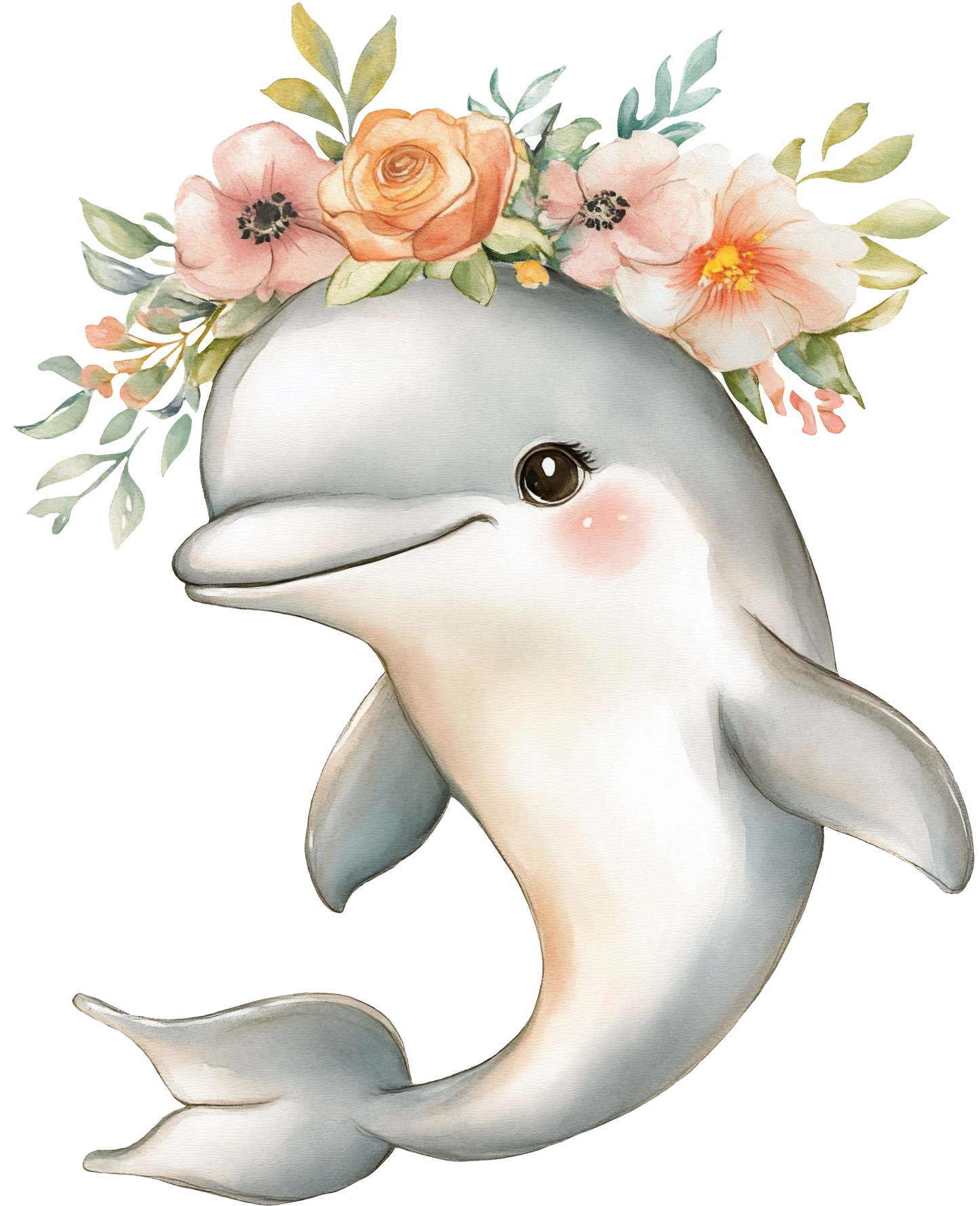 Bügelbild Delphin