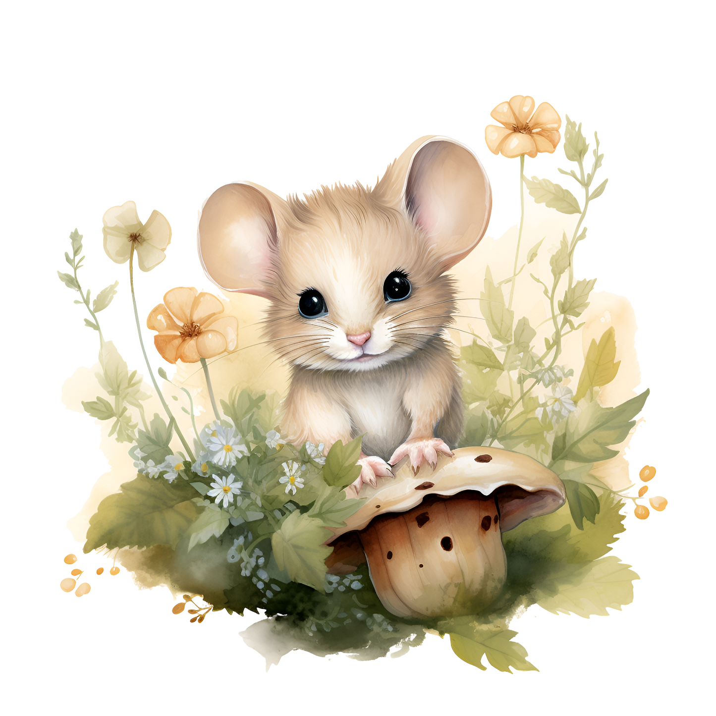 Bügelbild Maus