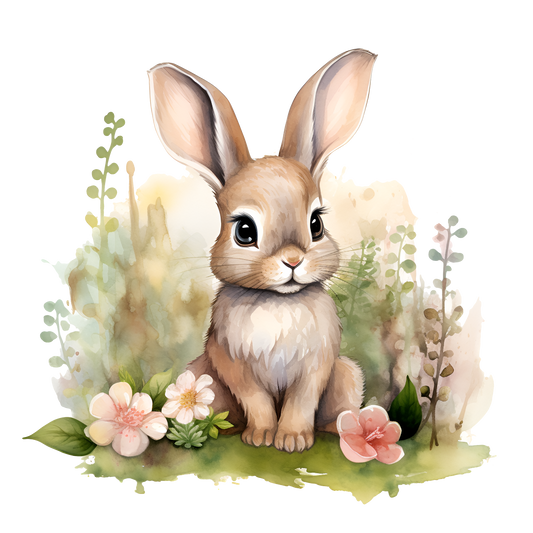 Bügelbild Hase