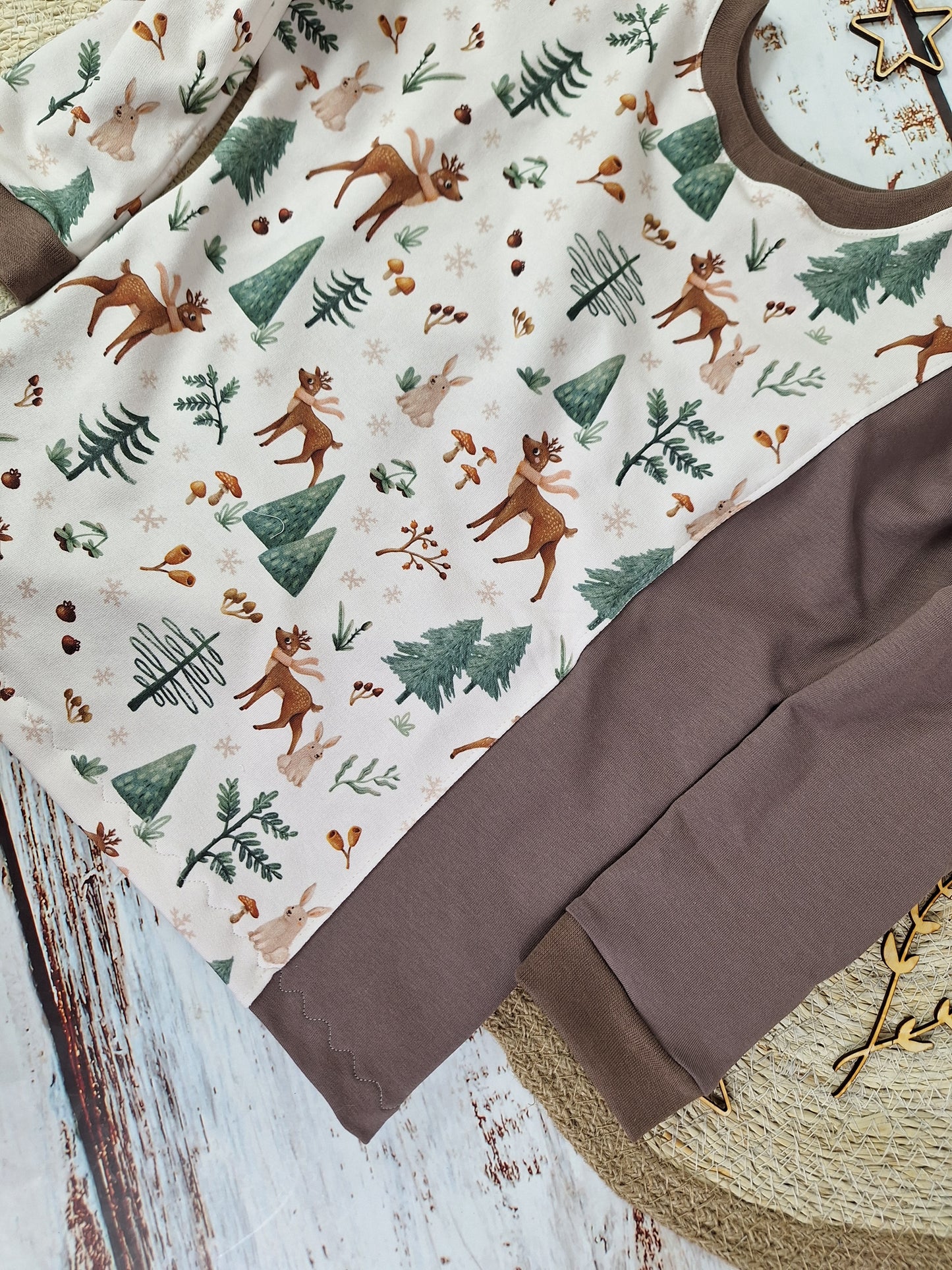 Pulli 2 Line Winter Wald