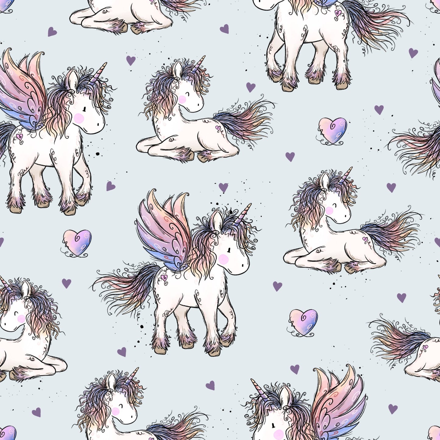 Eigenproduktion Vorbestellung 0,5 Meter Einhorn