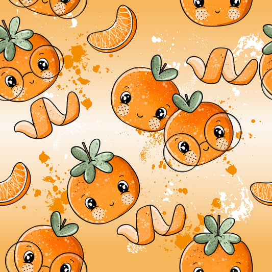 Eigenproduktion Vorbestellung  0,5Meter Mandarine Farbveflauf