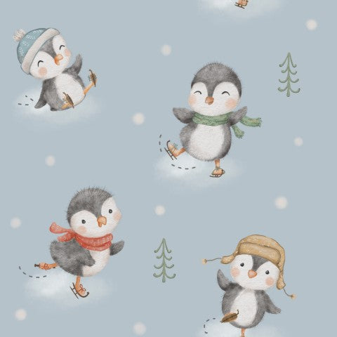 Eigenproduktion Vorbestellung  0,5Meter Schlittschuh Pinguine