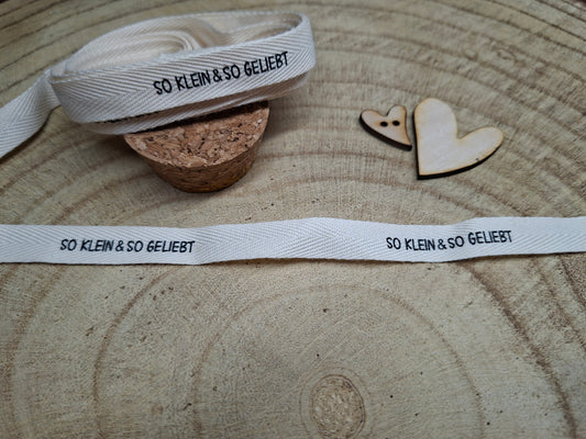 Baumwoll-Band So klein & so geliebt