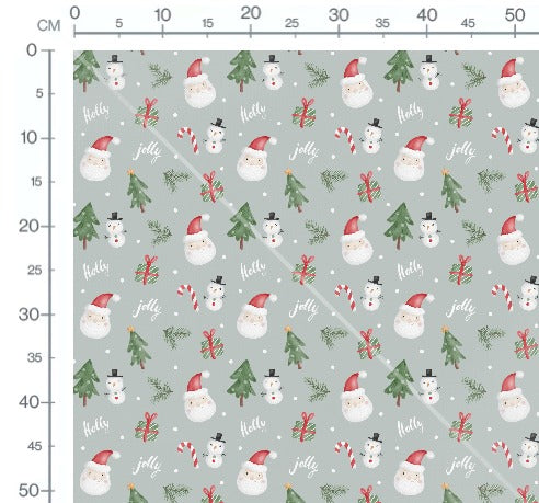 Stoffmuster Weihnachts Freude