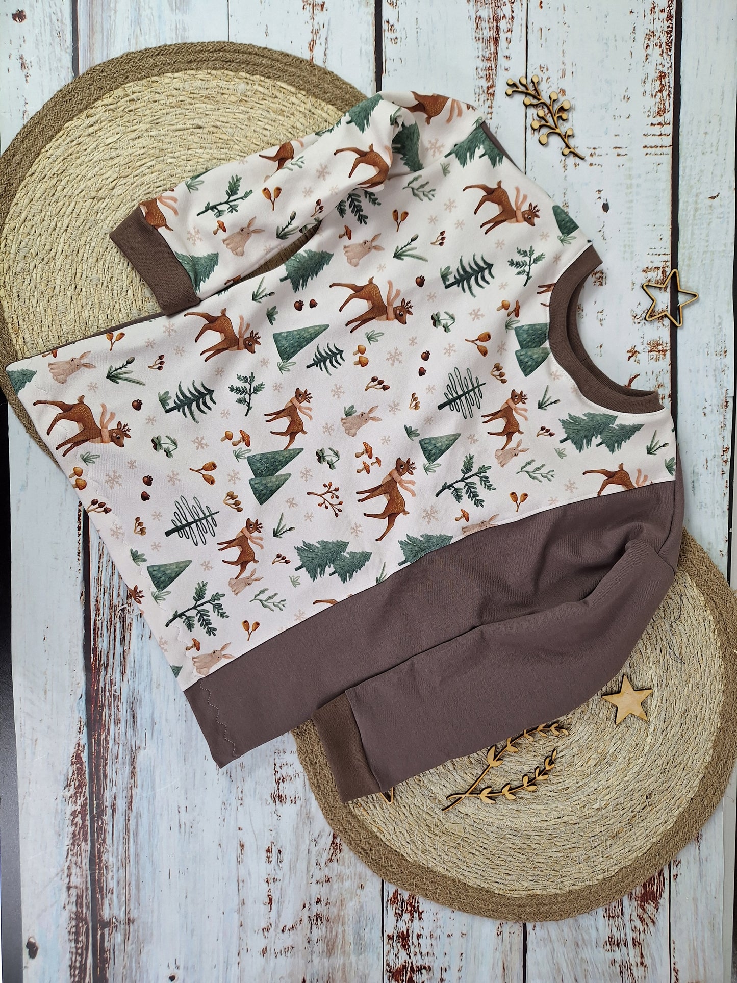 Pulli 2 Line Winter Wald