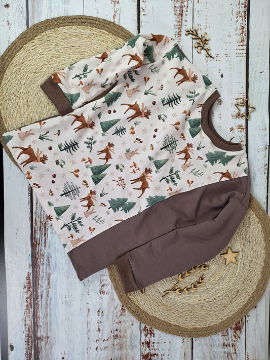 Pulli 2 Line Winter Wald