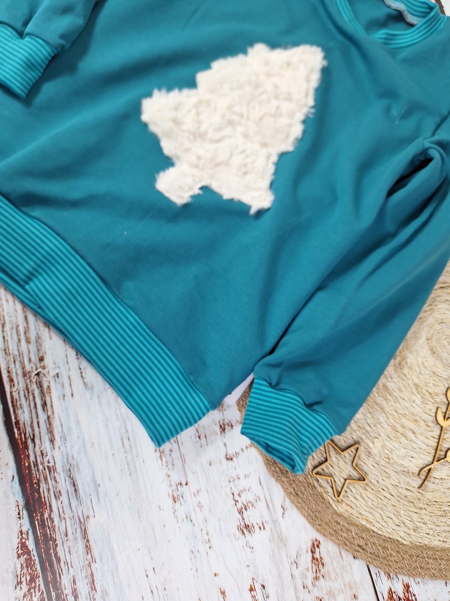 Pullover Oh Tannenbaum Petrol