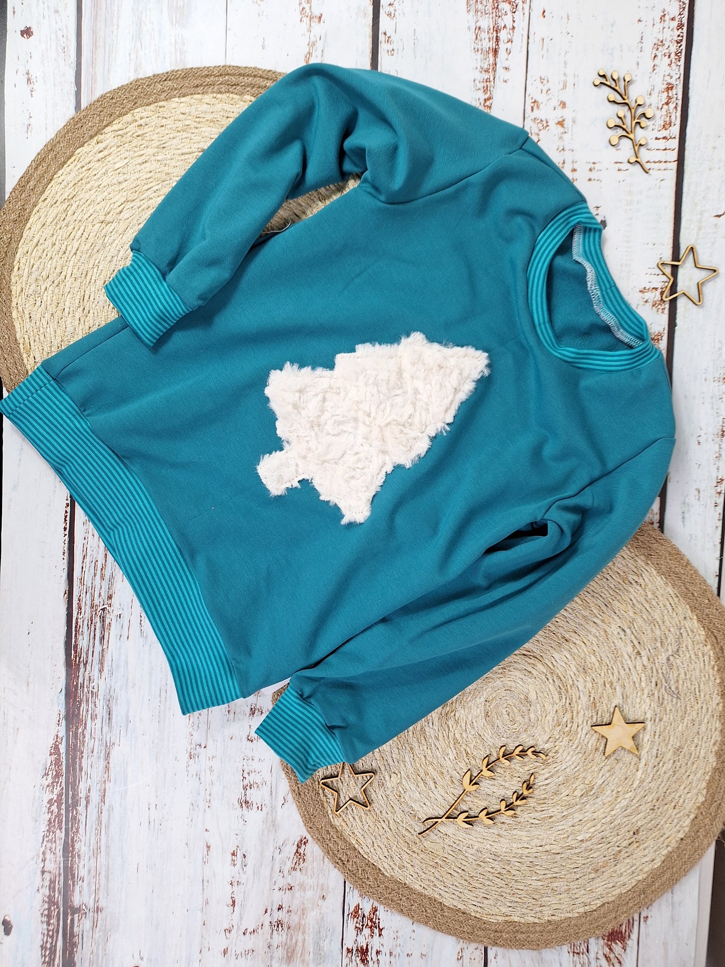 Pullover Oh Tannenbaum Petrol