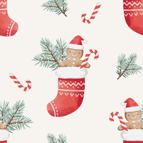Stoffmuster Nikolausstrumpf