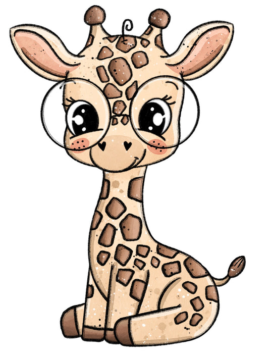 Bügelbild Giraffe 8
