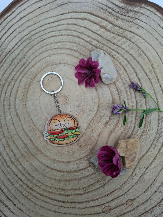 Schlüsselanhänger Hamburger