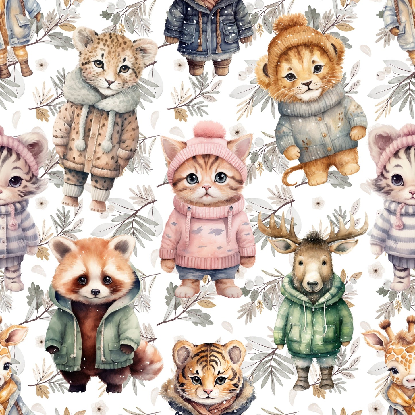 Eigenproduktion Vorbestellung  0,5Meter Winter Katzen