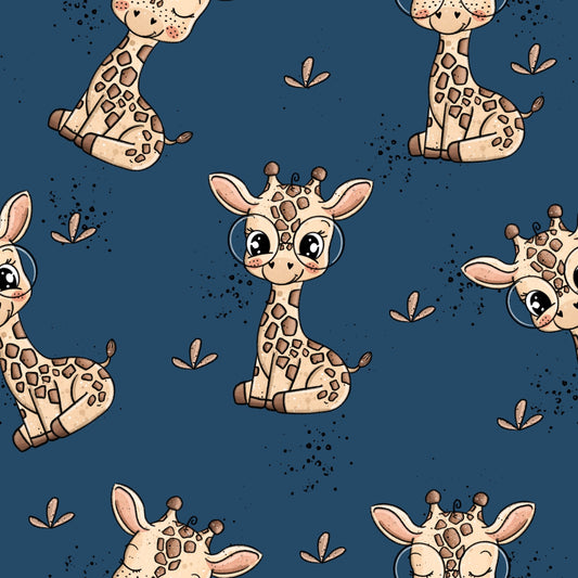 Eigenproduktion Vorbestellung  0,5Meter Giraffe blau
