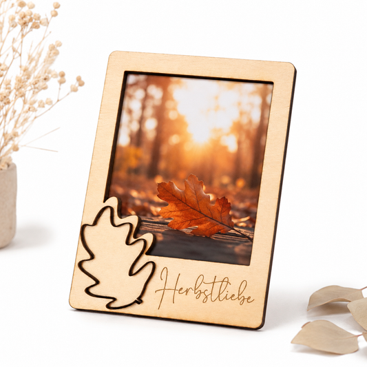 Polaroid Herbstliebe Blatt
