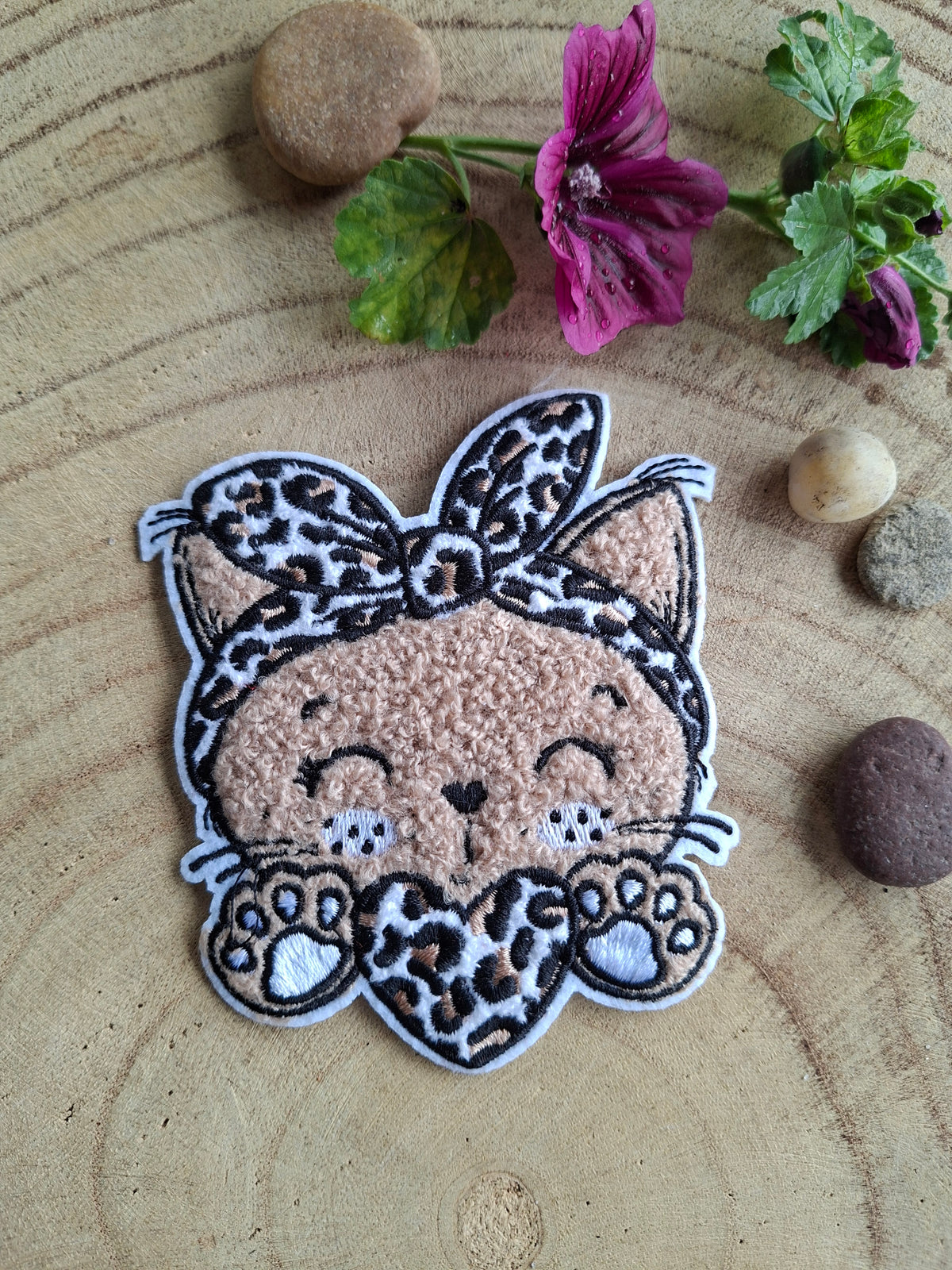 Chenille Patches Kitty 1