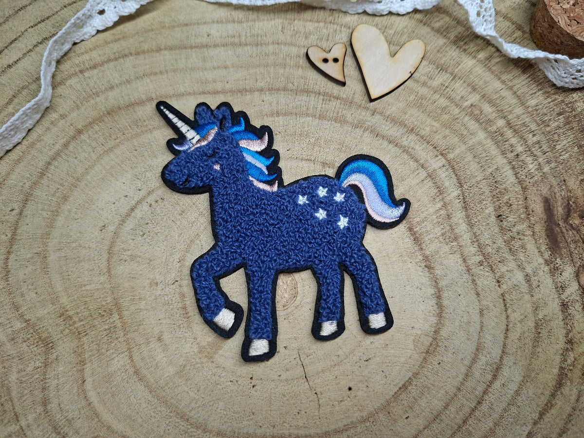 Chenille Patches Einhorn