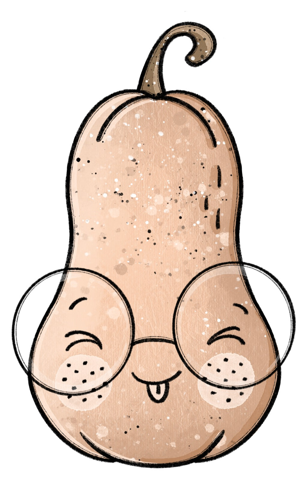 Bügelbild Kürbis 1
