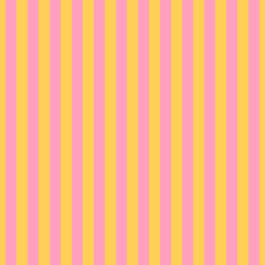 Eigenproduktion Vorbestellung 0,5 Meter Streifen rosa gelb