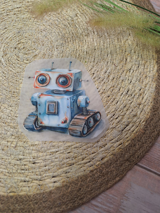 Bügelbild  Robo Willi