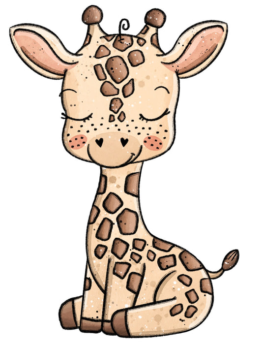 Bügelbild Giraffe 4