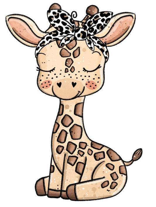 Bügelbild Giraffe 5