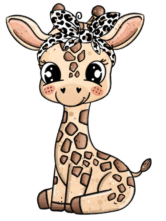 Bügelbild Giraffe 7