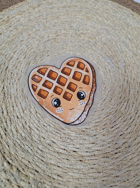 Bügelbild Waffel