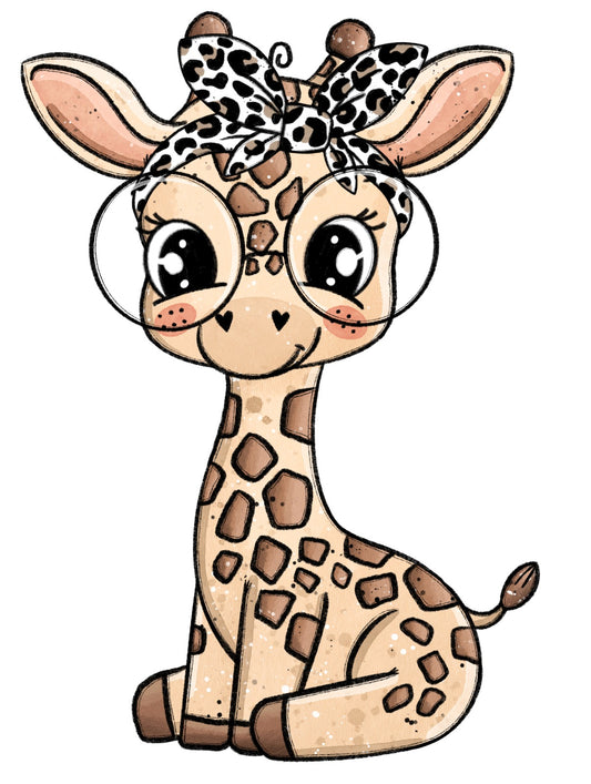 Bügelbild Giraffe 3