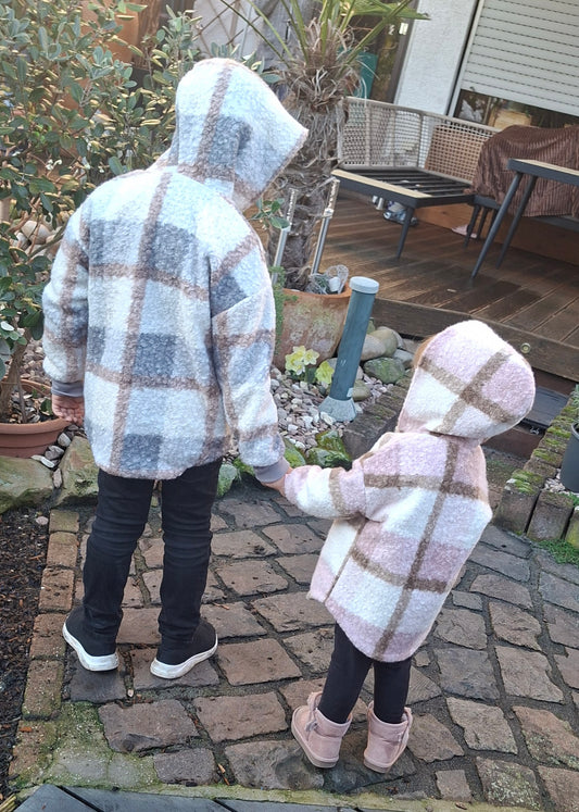 Übergangsjacke aus Fleece  für Erwachsene  und Kinder