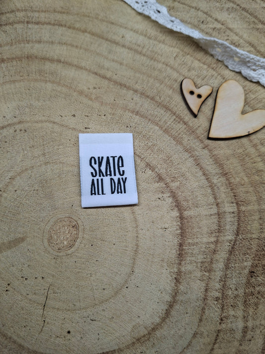 Web Label Skate all day