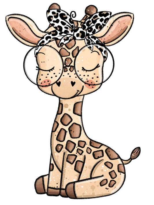 Bügelbild Giraffe 6