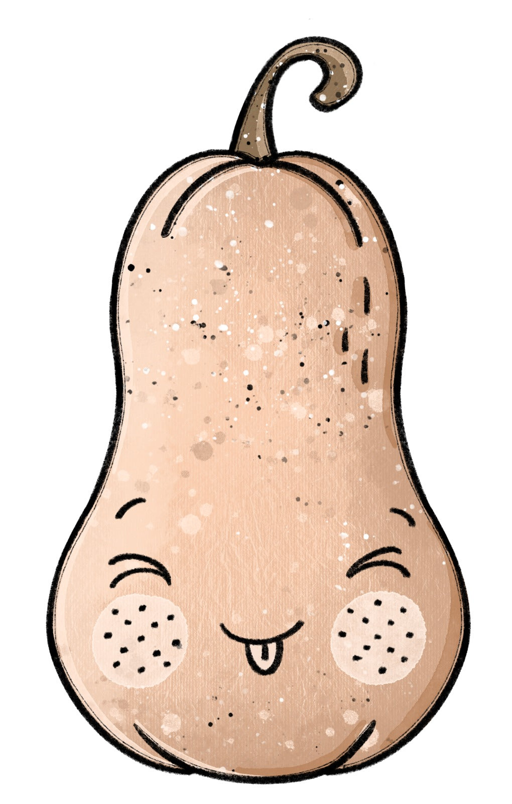Bügelbild Kürbis 2