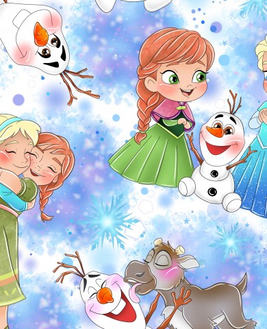 Eigenproduktion Vorbestellung  0,5Meter Anna und Schneemann