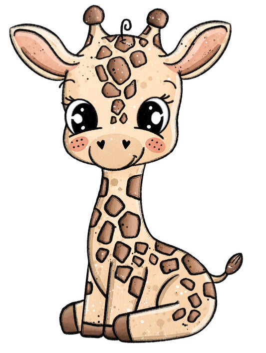 Bügelbild Giraffe 2