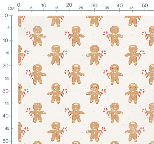 Stoffmuster Lebkuchenmann