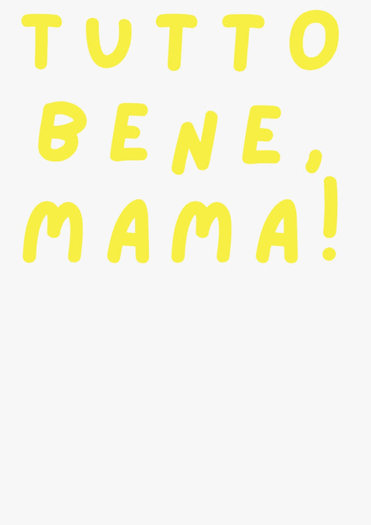 Bügelbild Tutto Bene Mama 2
