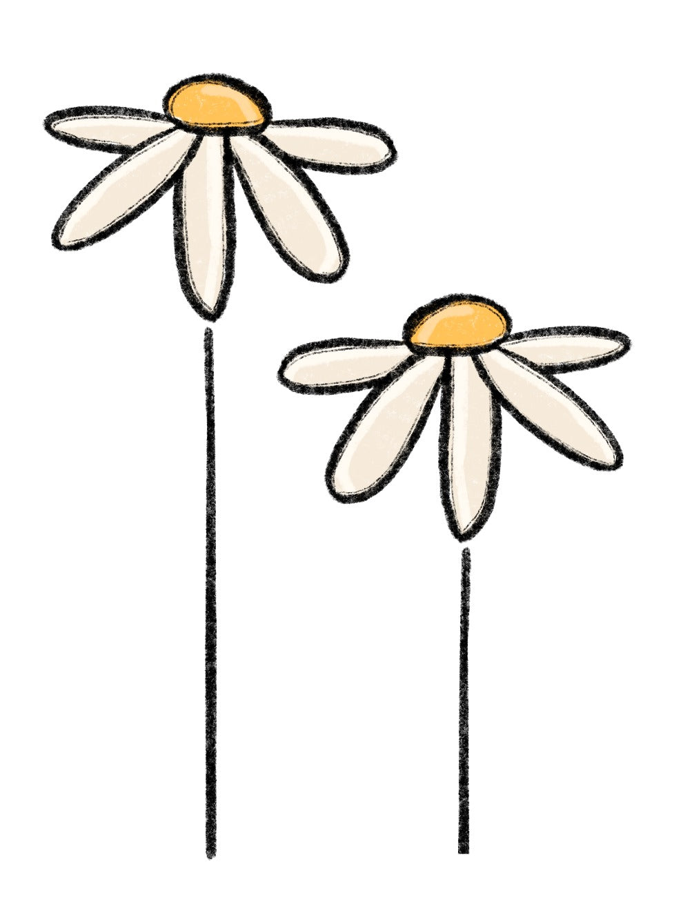 Bügelbild Blume