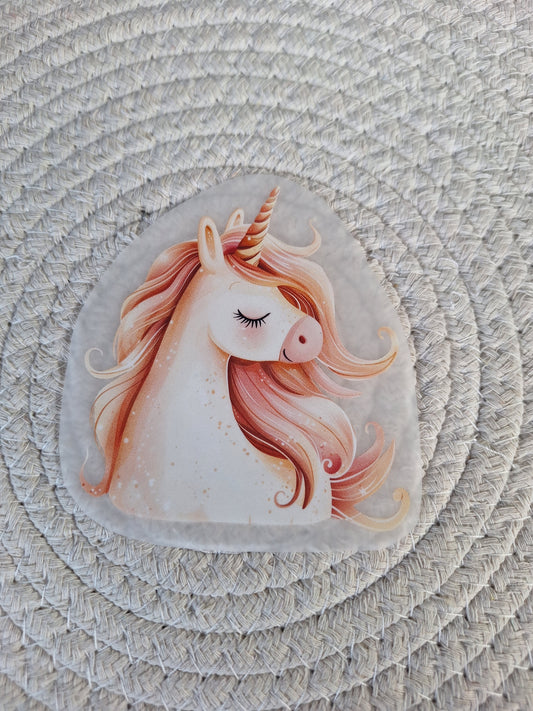 Bügelbild Einhorn Mina
