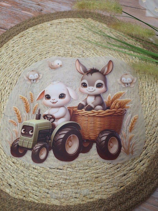 Bügelbild Farm Freunde