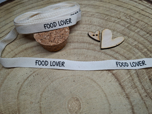 Baumwoll-Band Food Lover
