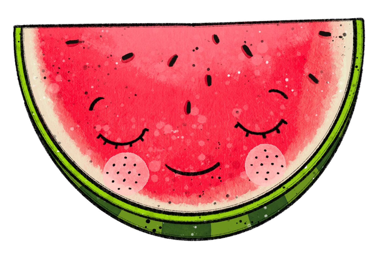 Bügelbild Melone