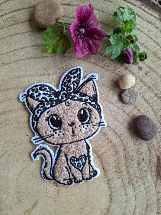 Chenille Patches Kitty 2