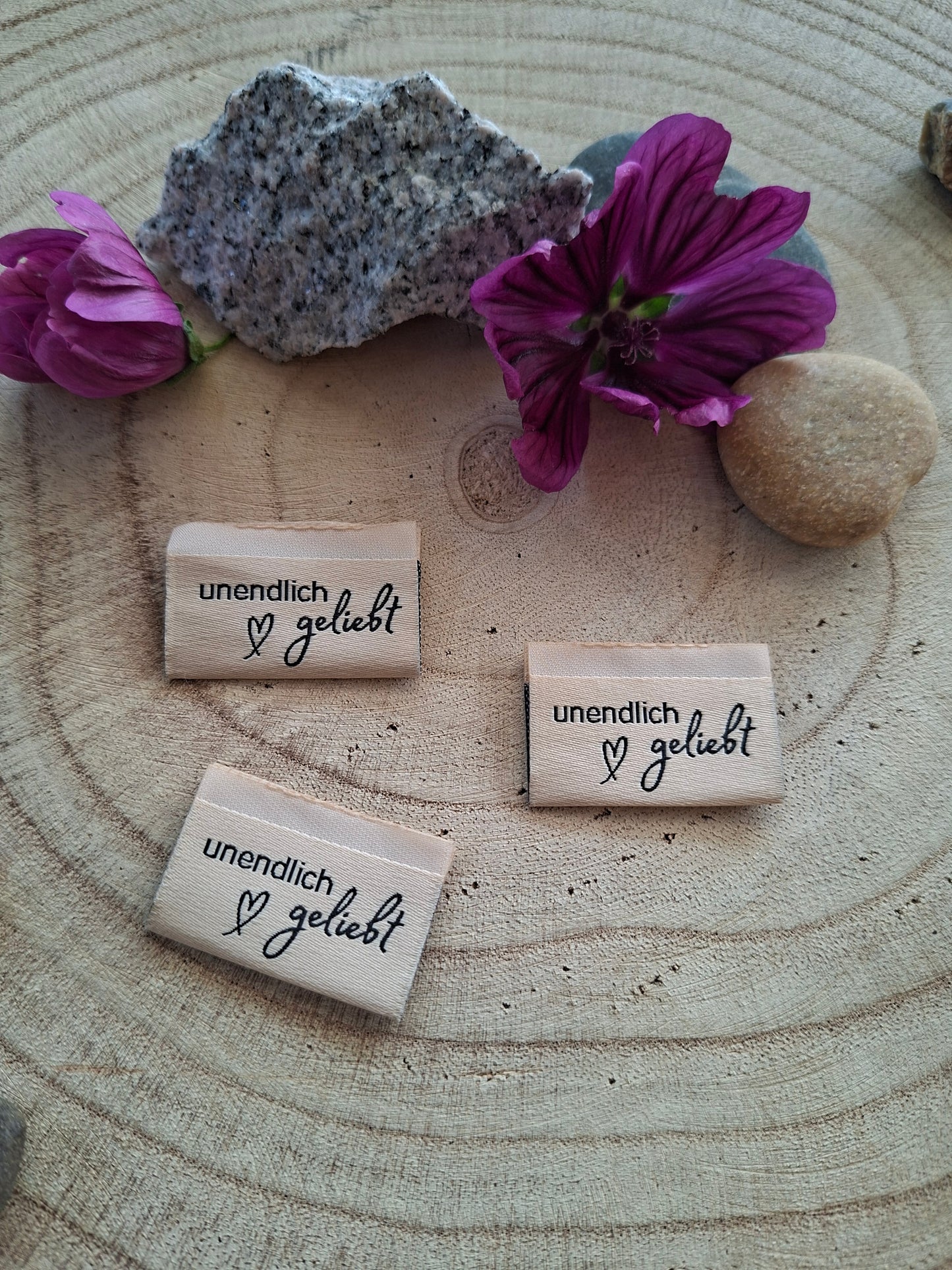 Web Label unendlich geliebt