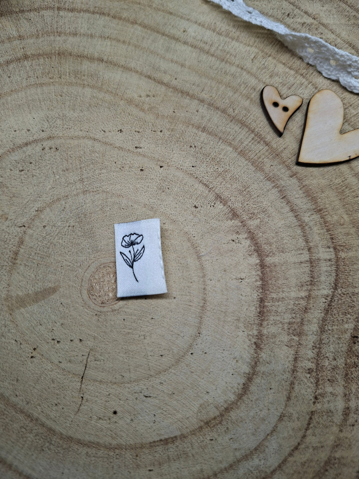 Web Label Blume