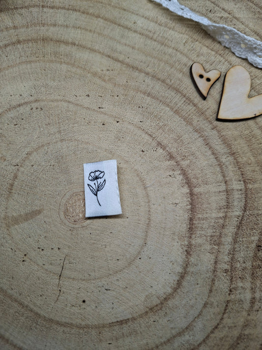 Web Label Blume
