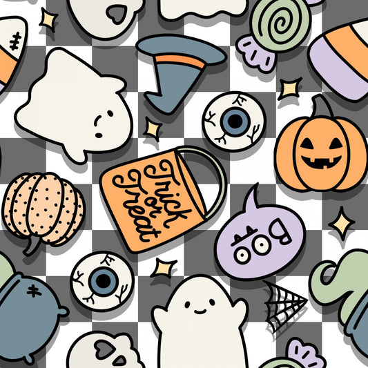 Eigenproduktion Vorbestellung  0,5Meter Happy Halloween Black