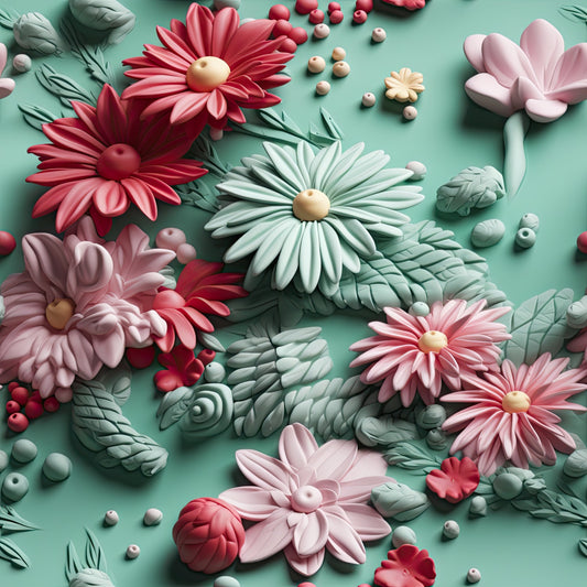 Eigenproduktion Vorbestellung  0,5Meter Flower 3d